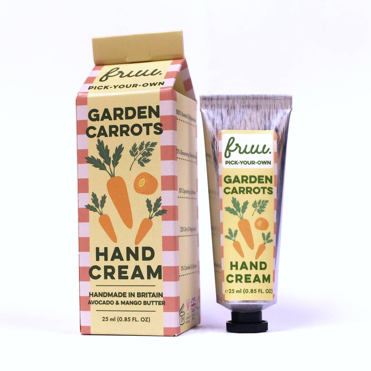 FRUU Garden Carrots Hand Cream, Pick-Your-Own Garden collection