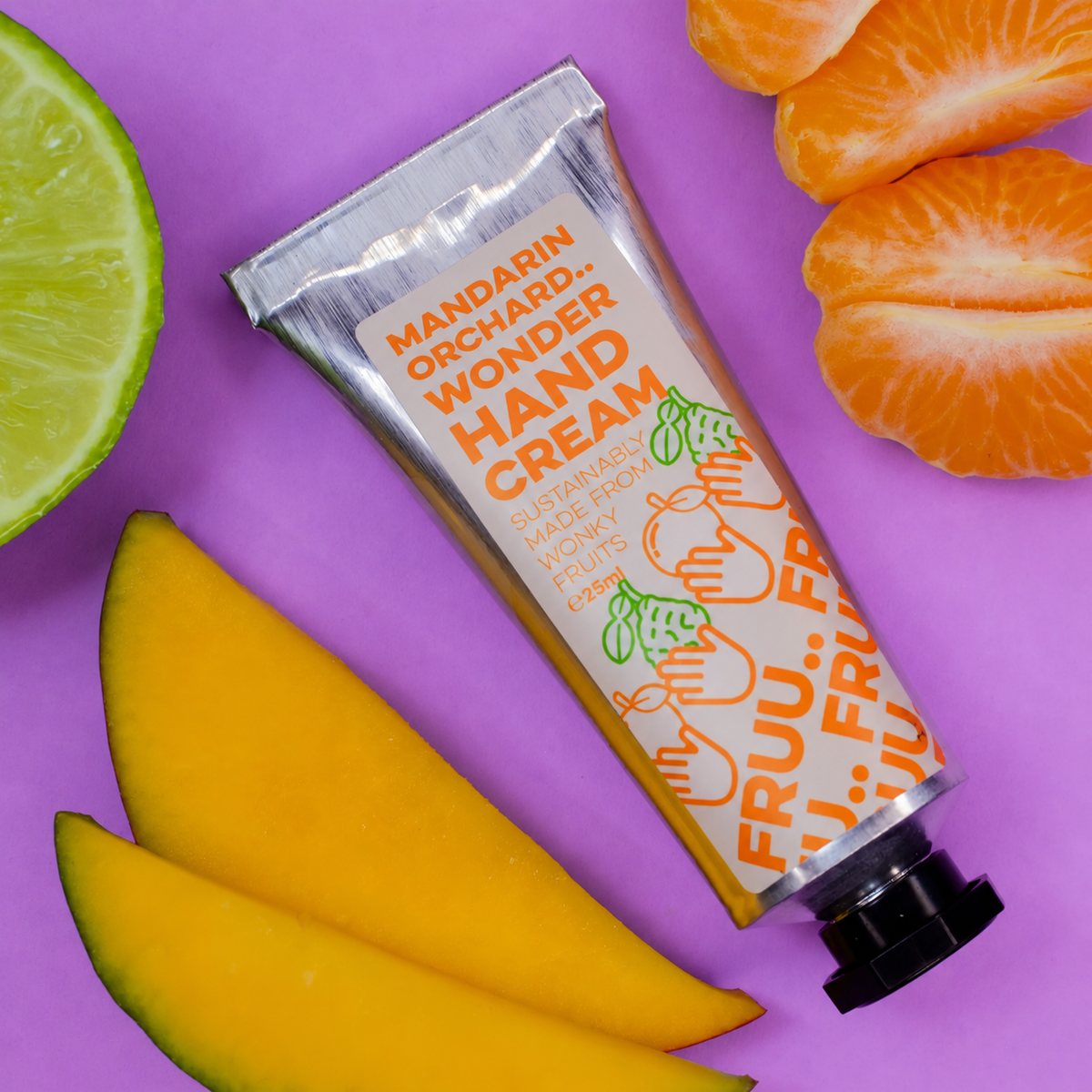 Mandarin Orchard Wonder Hand Cream with mango, lime and mandarin
